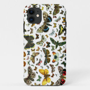 Capa Para iPhone 11 Colagem de Borboletas e Mães mais conhecidas na Eu