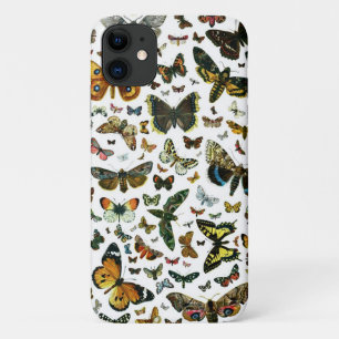 Capa Para iPhone 11 Colagem de Borboletas e Mães mais conhecidas na Eu