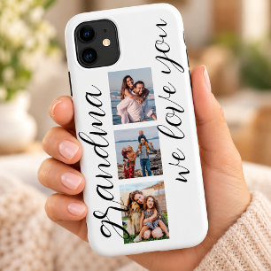 Capa Para iPhone 11 Colagem de Fotos Avó Nós Te Amamos