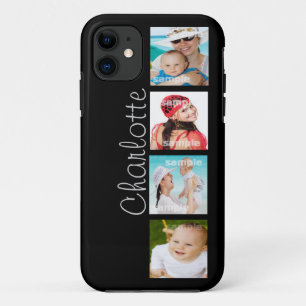 Capa Para iPhone 11 Colagem de Fotos Personalizada Personalizável