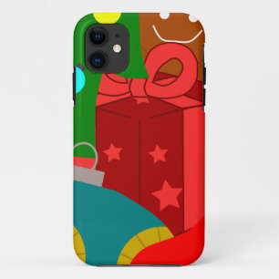 Capa Para iPhone 11 Colagem de Natal