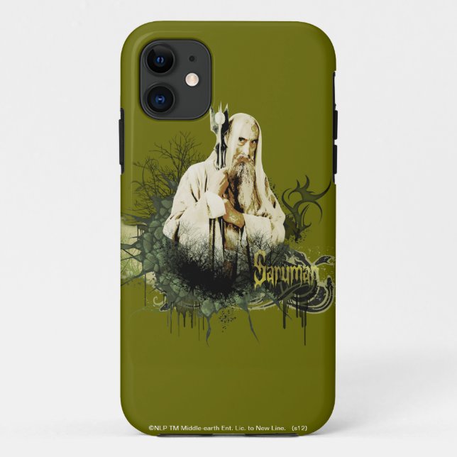 Capa Para iPhone 11 Colagem de vetor SARUMAN™ (Verso)