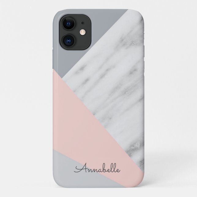 Capa Para iPhone 11 Colagem escandinava (Verso)