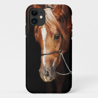 Capa Para iPhone 11 coleção de cavalos. cobrir vermelho arábico para a