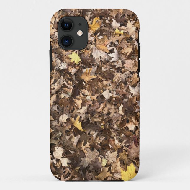 Capa Para iPhone 11 Coleção de Folhas de outono (Verso)