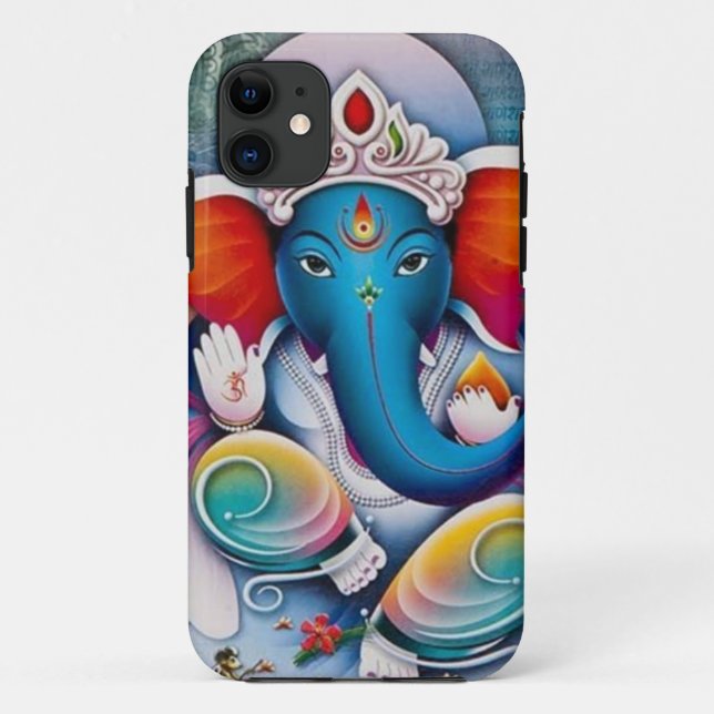 Capa Para iPhone 11 Coleção Divine Lord Ganesh (Verso)