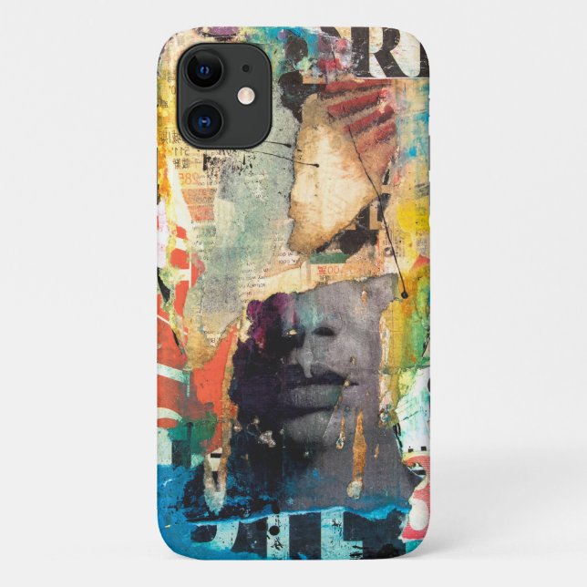 Capa Para iPhone 11 Collage Head (Verso)