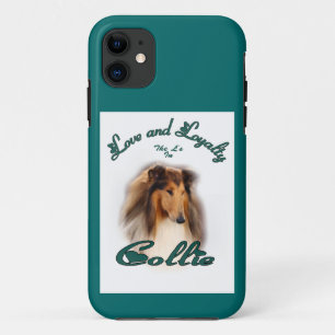 Capa Para iPhone 11 Collie Love and Loyalty