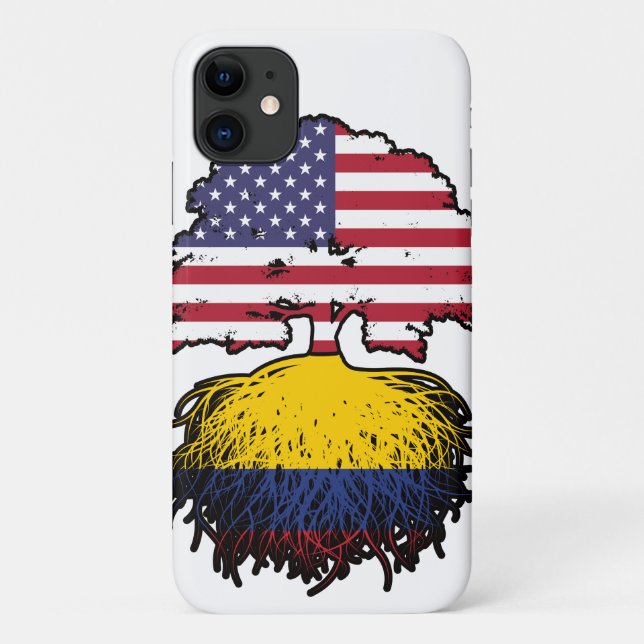 Capa Para iPhone 11 Colômbia: América do Norte Colombiana - Bandeira d (Verso)