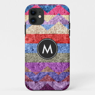 Capa Para iPhone 11 Colorida Chevron Stripes Vintage #5