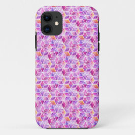Capa Para iPhone 11 Colorido Aquarela Diagonal