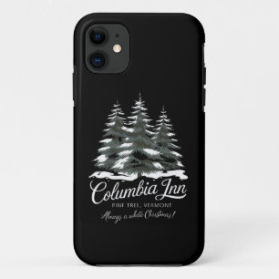 Capa Para iPhone 11 Columbia Inn Pine Tree Vermont Um Natal Branco