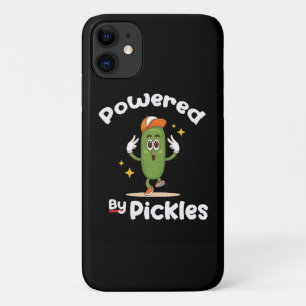 Capa Para iPhone 11 Com Poder de Picles Comida Picles Engraçado