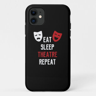Capa Para iPhone 11 Coma o teatro do sono Repetir Presente Musical