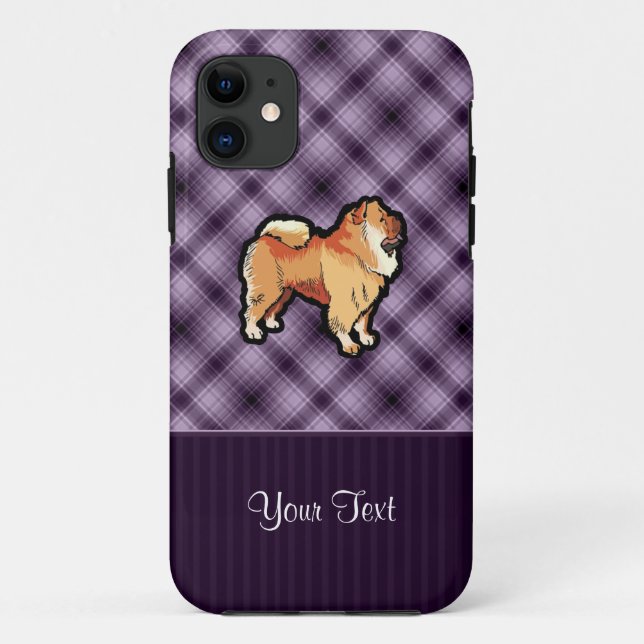 Capa Para iPhone 11 Comida de comida roxa (Verso)