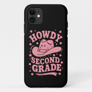 Capa Para iPhone 11 Como vai Cowboy Cowgirl da 2ª Série de Volta à Esc