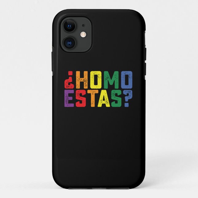 Capa Para iPhone 11 Como Você Está Espanhol Mexicano Engraçado Orgulho (Verso)