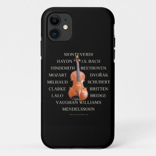 Capa Para iPhone 11 Compositores do Violist