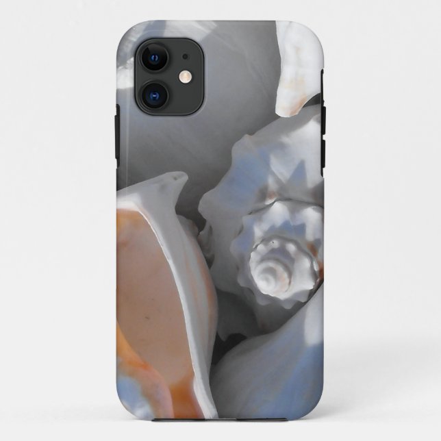 Capa Para iPhone 11 Conchas Fechadas (Verso)