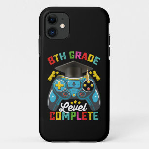 Capa Para iPhone 11 Concluído o Nível da 8ª Série Graduação Jogos Game