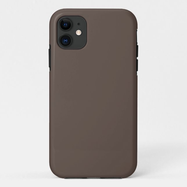 Capa Para iPhone 11 Confiante contra um muro marrom Na moda (Verso)