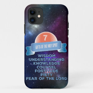 Capa Para iPhone 11 Confirmação 7 Presentes do Espírito Santo