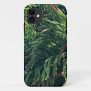 Capa Para iPhone 11 Coníferas de pinheiros-verdes