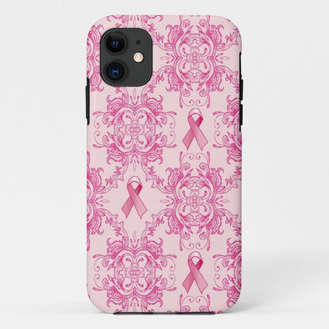 Capa Para iPhone 11 Consciência do cancro da mama do Victorian mim (Verso)