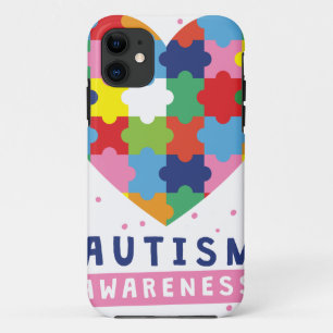 Capa Para iPhone 11 consciência rosa sobre autismo