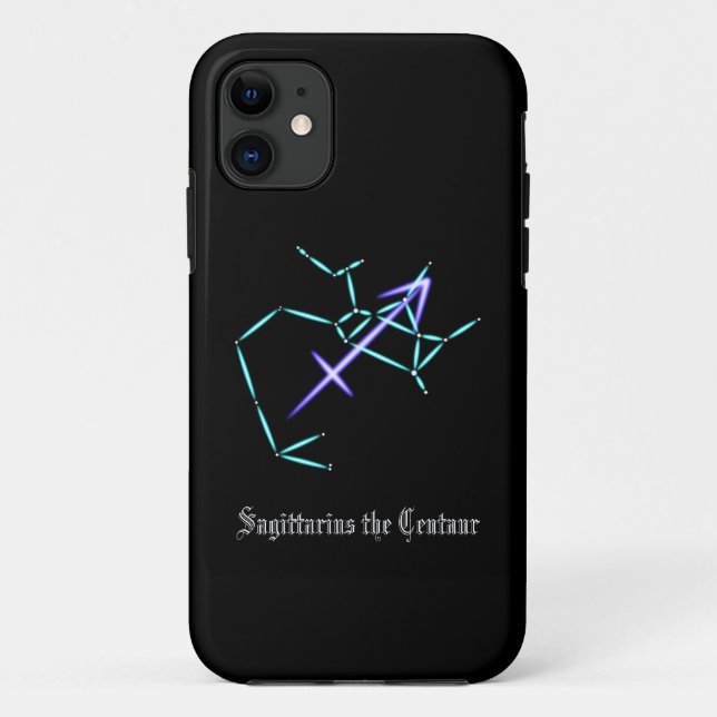 Capa Para iPhone 11 Constelação Zodiac Sagittarius (Verso)
