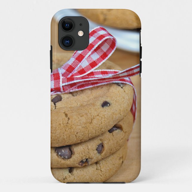 Capa Para iPhone 11 Cookies Chip de Chocolate (Verso)