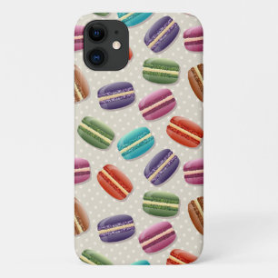 Capa Para iPhone 11 Cookies Franceses, Macarões, Macaron Cookies, Pont