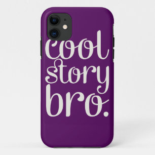 Capa Para iPhone 11 Cool Story Bro Purple