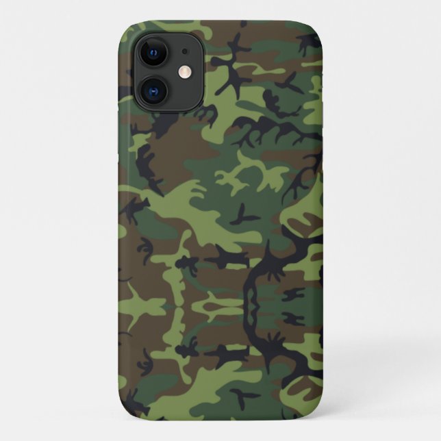 Capa Para iPhone 11 Coque Camouflage GI (Verso)
