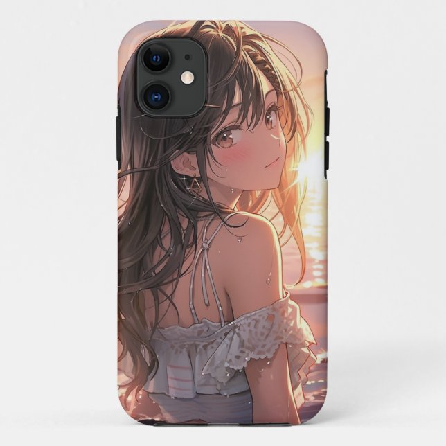 Capa Para iPhone 11 Coque MANGA fille 🩷 (Verso)