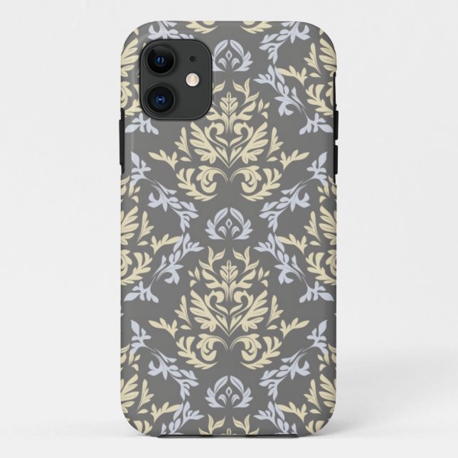 Capa Para iPhone 11 Cor damasco (Verso)