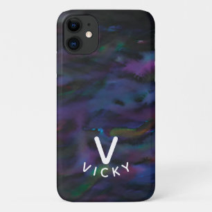 Capa Para iPhone 11 Cor de água fumosa, abstrato, personalizada e fune