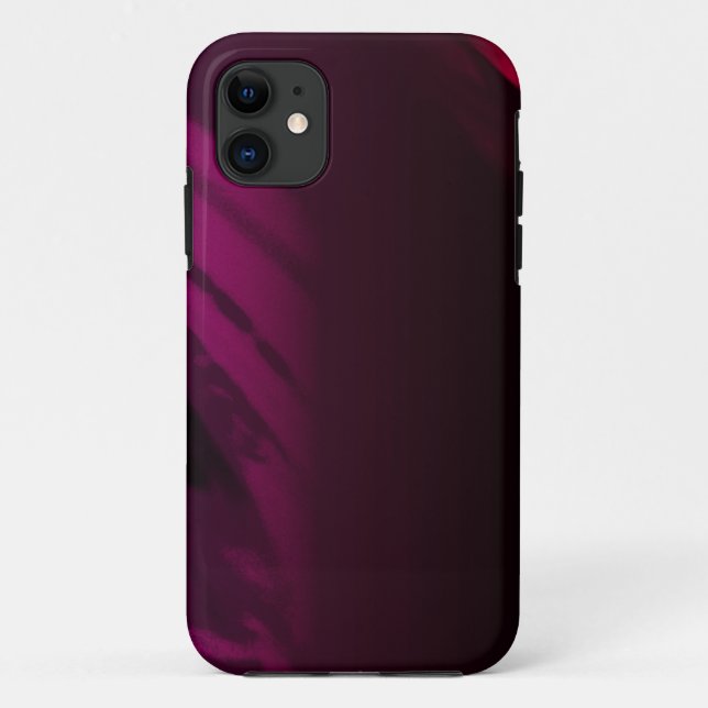 Capa Para iPhone 11 Cor do Rosa preto (Verso)