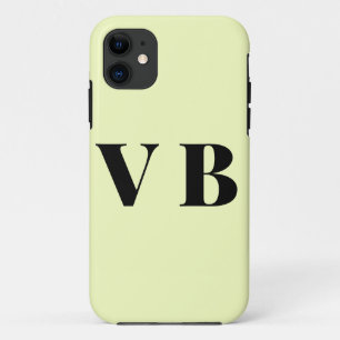 Capa Para iPhone 11 cor personalizada pastel simples mínima sólida per