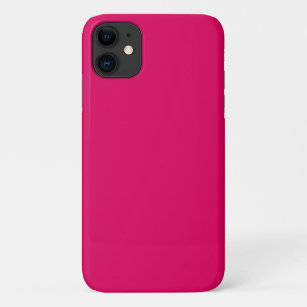 Capa Para iPhone 11 Cor sólida, rosa claro e escuro