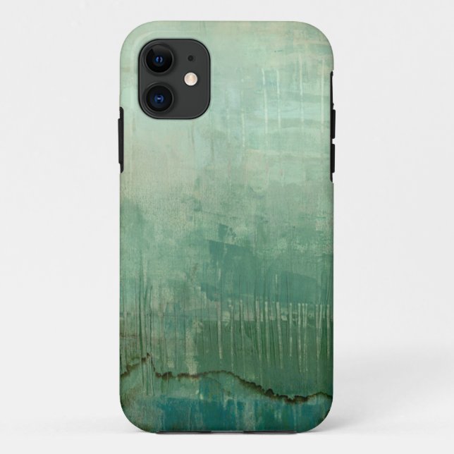 Capa Para iPhone 11 Cor Verde Contemporânea (Verso)