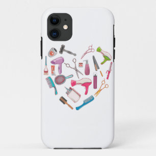 Capa Para iPhone 11 Coração da Ferramenta Hairdresser Hairstylist