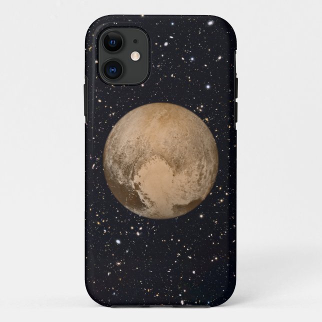 Capa Para iPhone 11 Coração de Plutão Starry Sky (Verso)