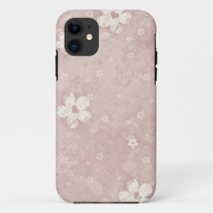 Capa Para iPhone 11 Coração floral do Grunge do vintage elegante