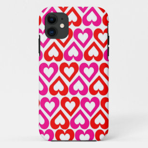 Capa Para iPhone 11 Corações Abertos