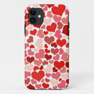 Capa Para iPhone 11 Corações Bonitos