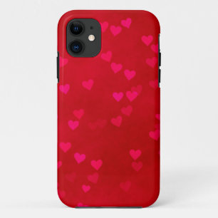 Capa Para iPhone 11 Corações Vermelhos