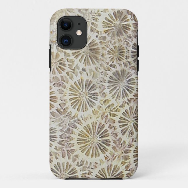 Capa Para iPhone 11 Coral fossilizado (Verso)