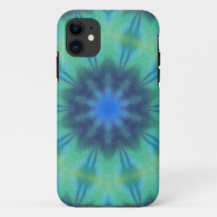 Capa Para iPhone 11 Corante azul e verde