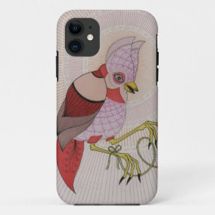 Capa Para iPhone 11 corda do pássaro